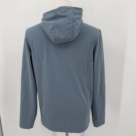 01.ALGO Women's M Medium Performance Hoodie Long Sleeve Blue Pullover 78% Polyes - Picture 3 of 6